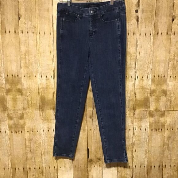 Talbots Simply Flattering 5 Pocket Jeans Sz 4 - Picture 1 of 6
